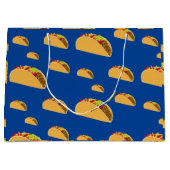 Taco Dienstag Design - Geschenktasche - Groß Große Geschenktüte (Vorderseite)