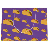 Taco Dienstag Design - Geschenktasche - Groß Große Geschenktüte (Vorderseite)