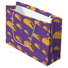 Taco Dienstag Design - Geschenktasche - Groß Große Geschenktüte