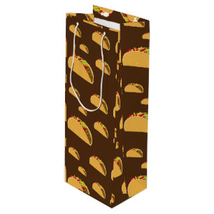 Taco Dienstag Design - Geschenktasche - Wein Geschenktüte Für Weinflaschen