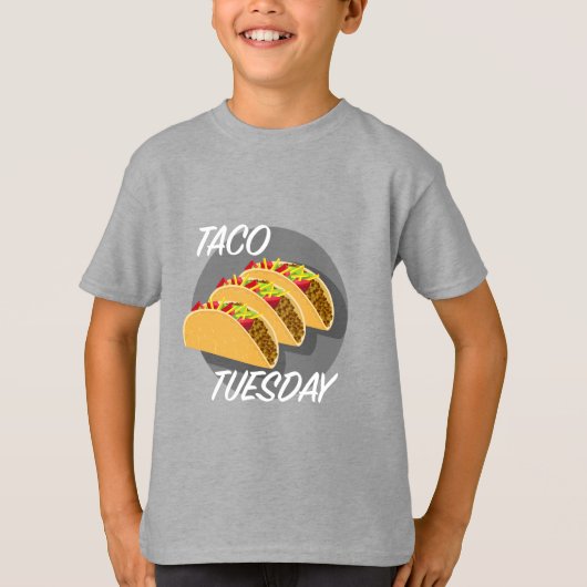 Taco Dienstag Design - Kids' Basic T - Shirt (Vorderseite)