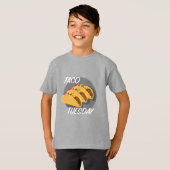 Taco Dienstag Design - Kids' Basic T - Shirt (Vorne ganz)