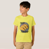 Taco Dienstag Design - Kids' Basic T - Shirt (Vorne ganz)