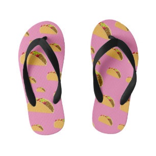 Taco Dienstag Design - Kinder Flip Flops Kinderbadesandalen