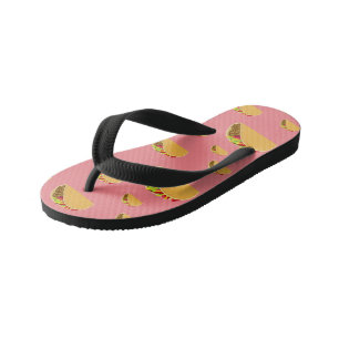 Taco Dienstag Design - Kinder Flip Flops Kinderbadesandalen