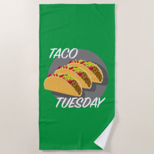 Taco Dienstag Design - Strandtuch