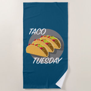 Taco Dienstag Design - Strandtuch
