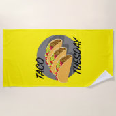 Taco Dienstag Design - Strandtuch (Vorderseite)