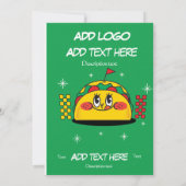 Taco Dienstag Flyer Einladung (Rückseite)