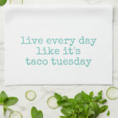 Taco-Dienstag-Geschirrtuch Geschirrtuch (Gefaltet)
