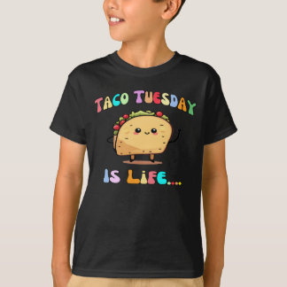 Taco Dienstag ist das Leben Funny Kawaii Taco Kid' T-Shirt