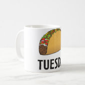 Taco Dienstag Kaffeetasse (Vorderseite Links)