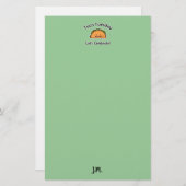 Taco-Dienstag-Muschelkäse Mexikanernahrung Briefpapier (Vorne/Hinten)