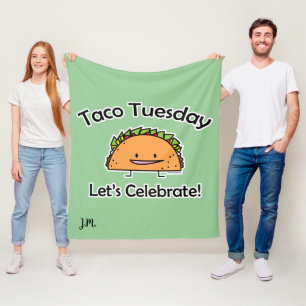 Taco-Dienstag-Muschelkäse Mexikanernahrung Fleecedecke