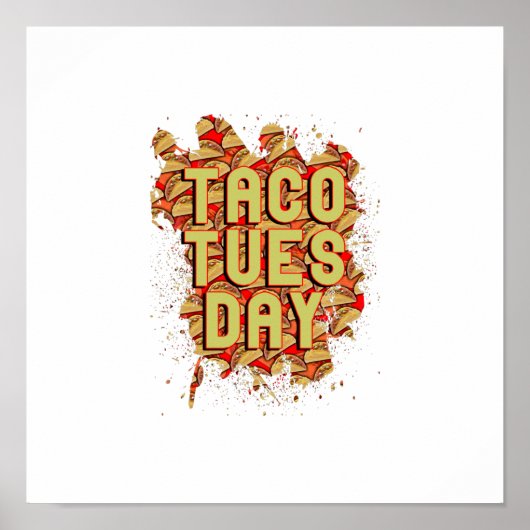 Taco Dienstag Poster (Vorne)