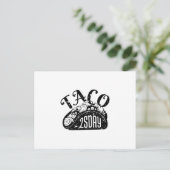 Taco Dienstag Postkarte (Stehend Vorderseite)