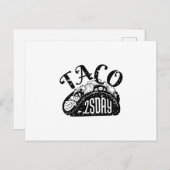 Taco Dienstag Postkarte (Vorne/Hinten)