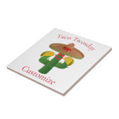 Taco Dienstag Saguaro Cactus Thunder_Cove Fliese (Seite)