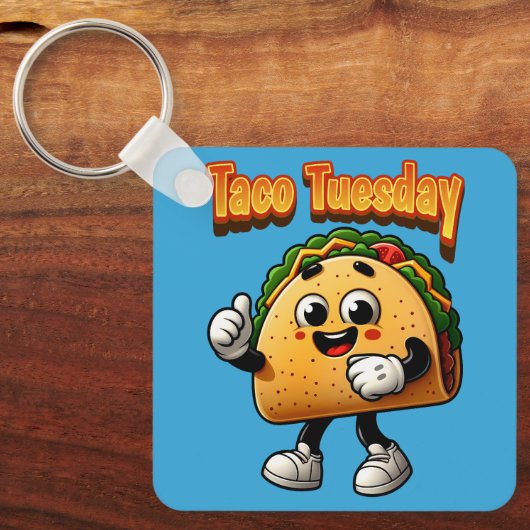 Taco Dienstag Schlüsselanhänger (Vorderseite)