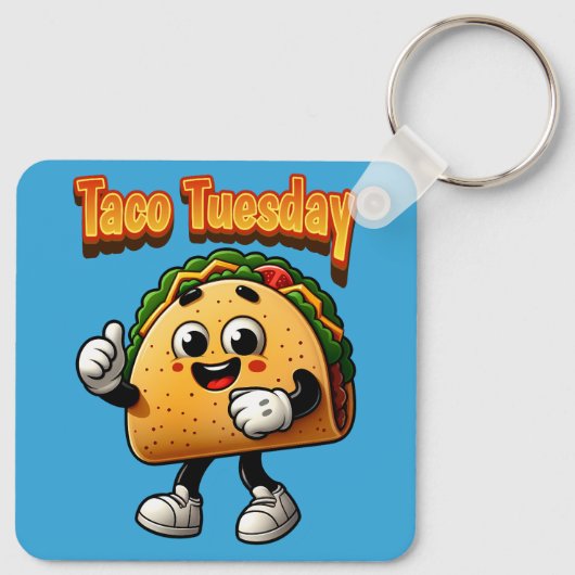 Taco Dienstag Schlüsselanhänger (Rückseite)