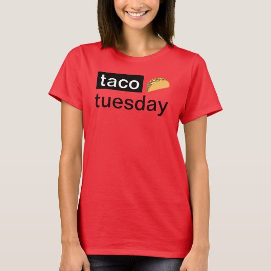 Taco Dienstag Shirt (Vorderseite)