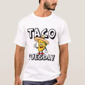 Taco Dienstag T-Shirt (Vorderseite)
