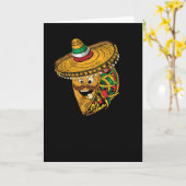 Taco Dienstag Tacos Cinco De Mayo Karte (Gelbe Blume)