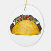 Taco Dienstag, TexMex Keramik Ornament (Links)