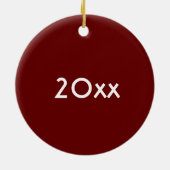 Taco Dienstag, TexMex Keramik Ornament (Hinten)