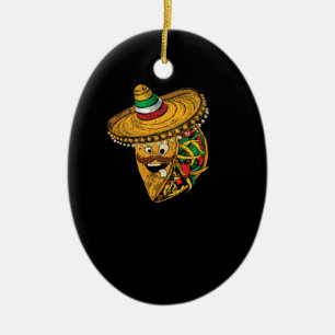 Taco-DienstagTacos Cinco De Mayo Keramik Ornament