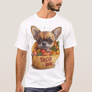 Taco Dog - Design des Niedlichen Chihuahua Taco-Ca T-Shirt