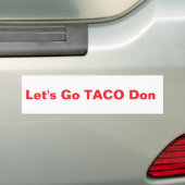 TACO Donnie Autoaufkleber (Auf Auto)