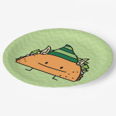 Taco-Elf Pappteller (Schrägansicht)