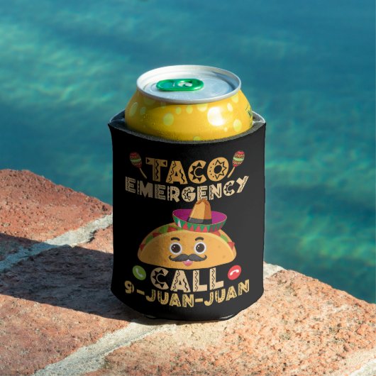 Taco Emergency Call Funny Cinco de Mayo Mexican Dosenkühler (In Situ Pool)