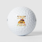Taco Emergency Call Funny Cinco de Mayo Mexican Golfball (Vorderseite)