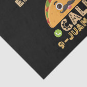 Taco Emergency Call Funny Cinco de Mayo Mexican Seidenpapier (Ausschnitt)