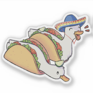 Taco-Enten Aufkleber