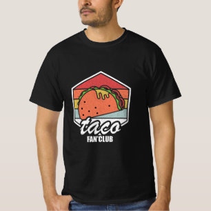 Taco-Fan-Club Retro-Tacos Mexikanisches Essen T-Shirt
