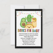 Taco Fiesta Book Request Card, Books for Baby Einladung (Vorderseite)