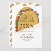 Taco Fiesta Brunch Abschluss Einladung (Vorne/Hinten)