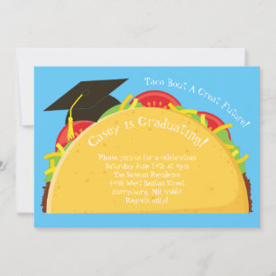 Taco Fiesta Graduierungspartei Mexikanisch Einladung