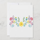 Taco Fiesta Kinderdusche Einladung (Rückseite)