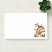 Taco Fiesta mit Gitarre und hispanischem Flair Post-it Klebezettel (Büro)