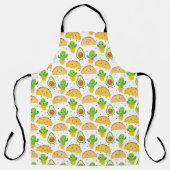 Taco Fiesta mit tako, cactus avocado Schürze (Vorderseite)