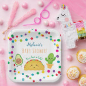 Taco fiesta Thema Babydusche Pappteller (Party)