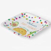 Taco fiesta Thema Babydusche Pappteller (Gewinkelt)