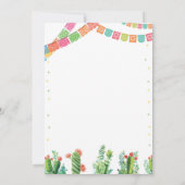 Taco Fiesta Twin Baby Shower Einladung Mexikanisch (Rückseite)