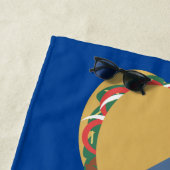 Taco Floating Name Blue Beach Handtuch (Beispiel)