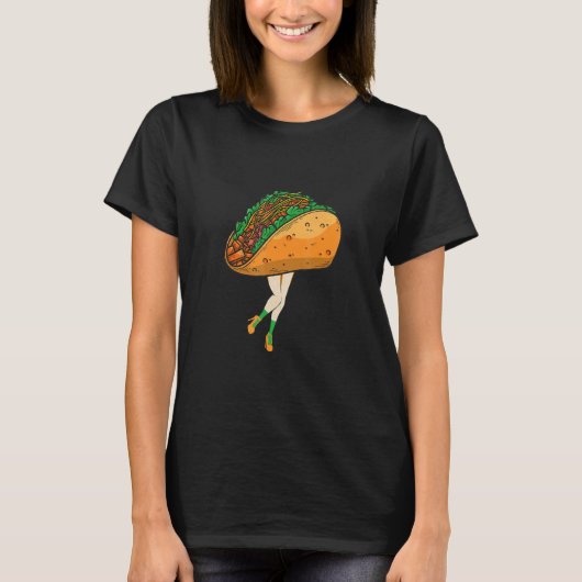 Taco Food Feinschmecker Texmex Mexicanischer Snack T-Shirt (Vorderseite)
