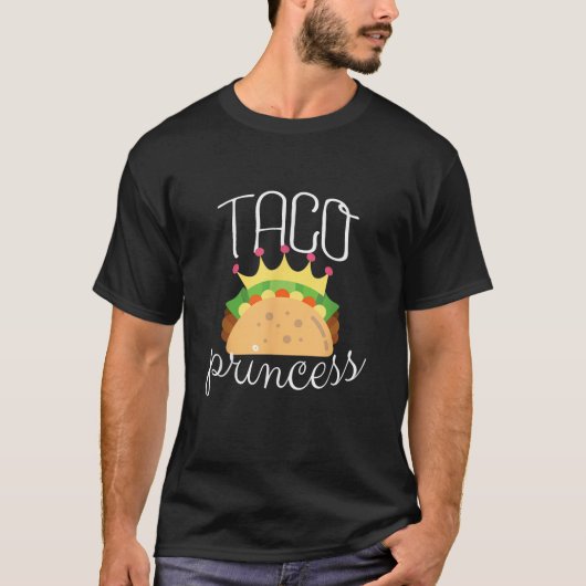 Taco for Girls Taco Princess Funny Taco Lovers Gif T-Shirt (Vorderseite)